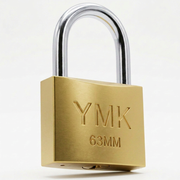 YMK SARI BOYALI DÖKÜM ASMA KİLİT 63mm